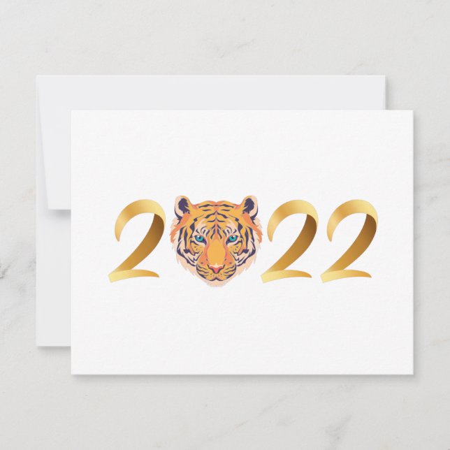 Invitation Année tigre 2022 (Devant)