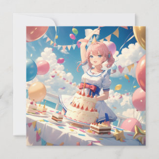Invitation Annime Fille