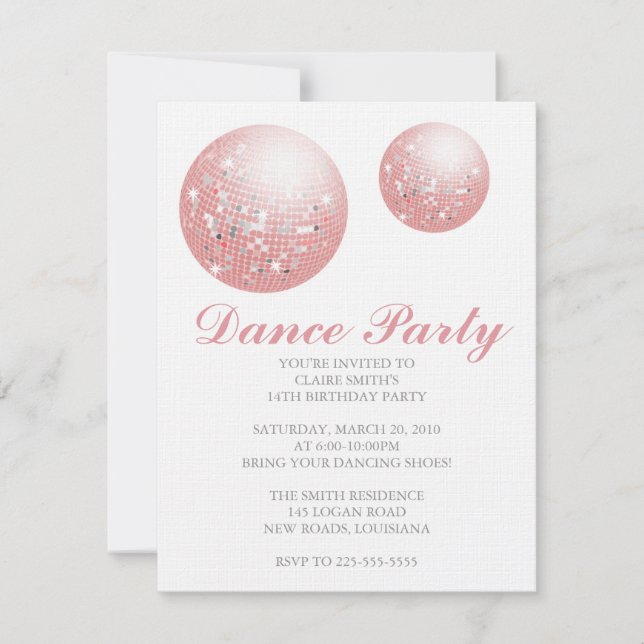 Invitation Anniversaire (Devant)