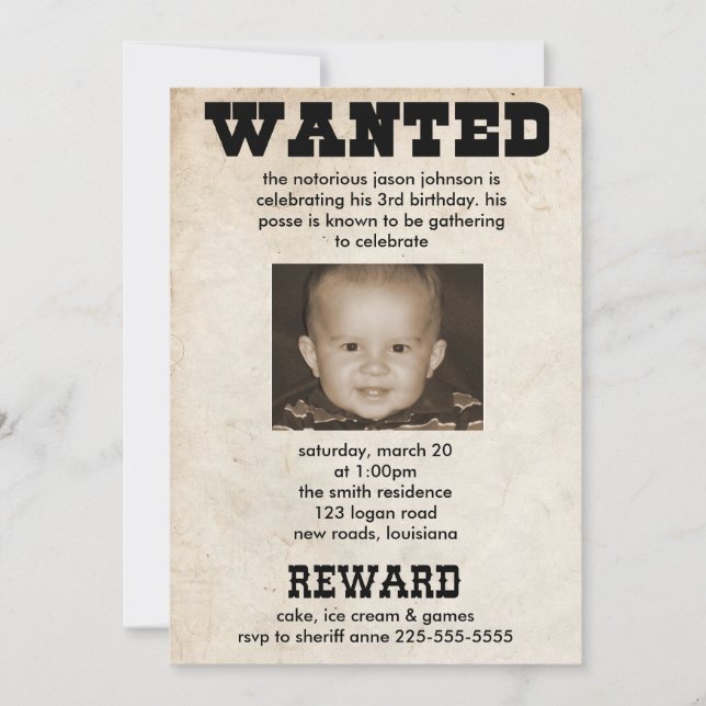 Invitation Anniversaire (Devant)