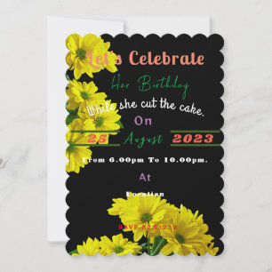 Invitation Anniversaire