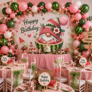 Invitation Anniversaire 2 ans du Gnome Pastèque