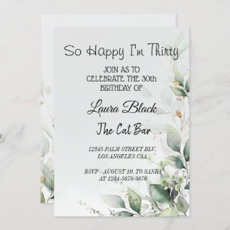 Invitation | Anniversaire 30 ans | Anniversaire 50