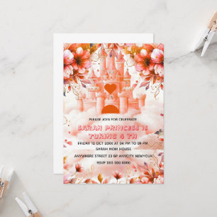 Invitation anniversaire 4 ans Quatre fois une prin