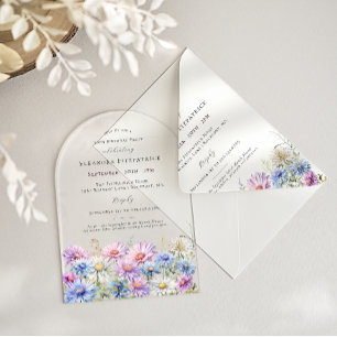 Invitation anniversaire 50 ans Fleur de naissance 