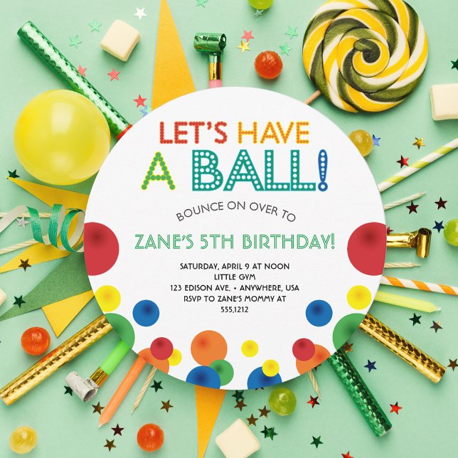 Invitation anniversaire à une fête endiablée (Créateur téléchargé)