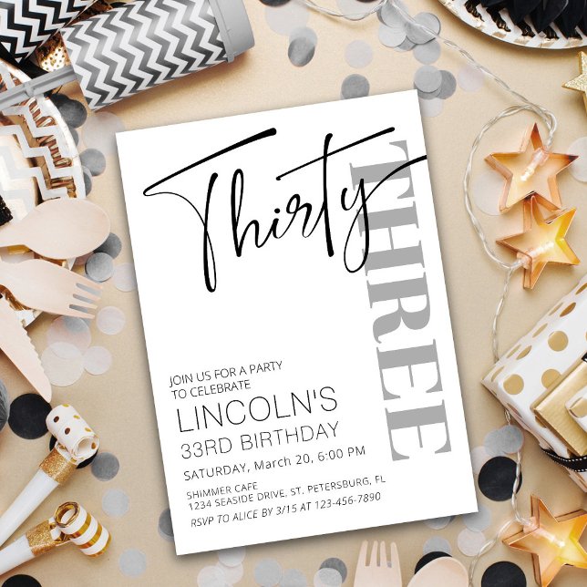 Invitation Anniversaire adulte 31 32 33 34 35 36 37 38 39 (Créateur téléchargé)