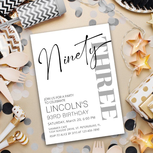 Invitation Anniversaire adulte 91 92 93 94 95 96 97 98 99 (Créateur téléchargé)