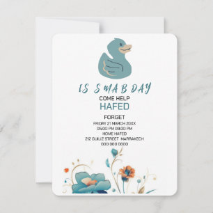 Invitation Anniversaire Amusant Anniversaire Invit