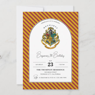 Invitation Anniversaire Arche de Blason de Poudlar