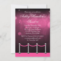 Anniversaire argenté rose du bonbon 16 de