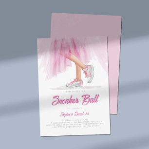 Invitation Anniversaire Basket Ball Ballerina Princess Sweet