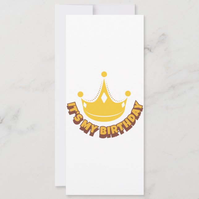 Invitation Anniversaire C'est mon anniversaire - Idée cadeau (Devant)