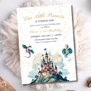 Invitation Anniversaire Château Princesse Fantaisi