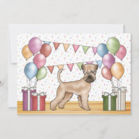 Anniversaire Coloré d'un Terrier Irlandais à Poil