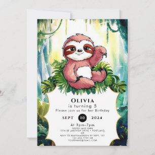 Invitation Anniversaire coloré simple