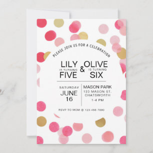 Invitation Anniversaire conjoint, anniversaire de naissance d