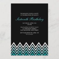 Anniversaire d'Aqua Ombre Chevrons