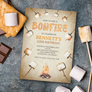 Invitation Anniversaire de Bonfire