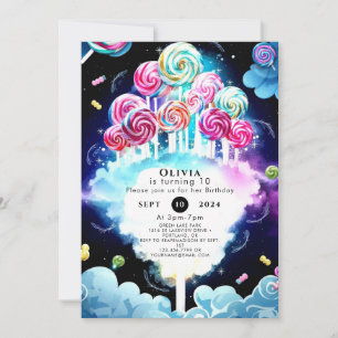 Invitation Anniversaire de Candyland