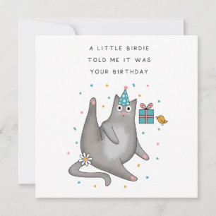 Invitation Anniversaire de chat