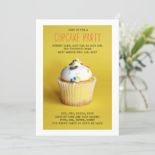 Invitation Anniversaire de Cupcake