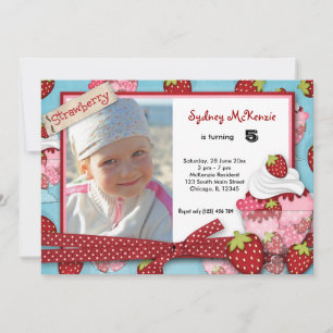 Invitation Anniversaire de Cupcake