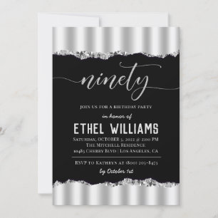 Invitation Anniversaire De Diamant Quatre-Vingt-Di