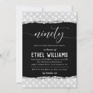 Invitation Anniversaire De Diamant Quatre-Vingt-Di