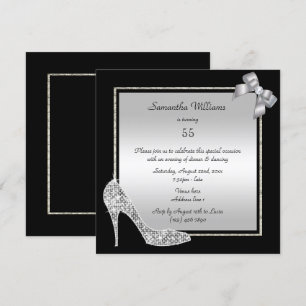 Invitation Anniversaire de Diamond Stiletto et de Romantic Si