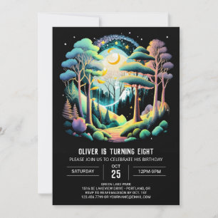 Invitation Anniversaire de enfant Boho Woodland
