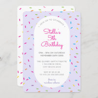 ANNIVERSAIRE DE ENFANT coloré arrosage bordure vio