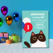 Anniversaire de enfant de ballon de fête de chats