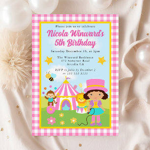 Invitation Anniversaire de enfant d'entraîneur afro-américain