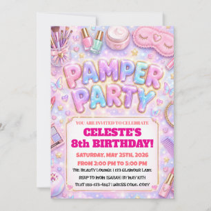Invitation Anniversaire de fête de détente