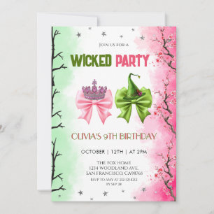 Invitation Anniversaire de fête magique
