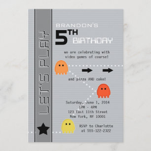 Invitation Anniversaire de Gamer