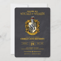 Sachet de 8 cartons d'invitations avec enveloppe - Harry Potter