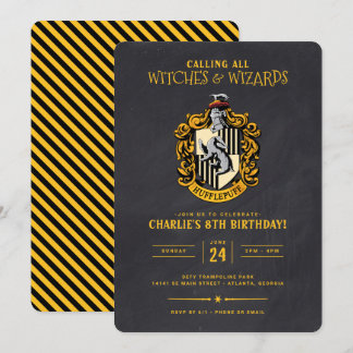 Invitation Anniversaire de Harry Potter | Tableau de bord de 