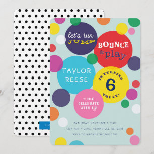 Invitation Anniversaire de Jump Bounce House