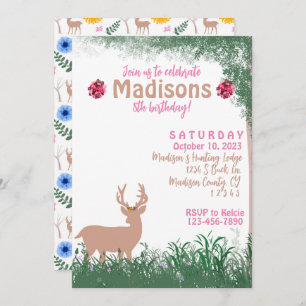 Invitation Anniversaire de la chasse