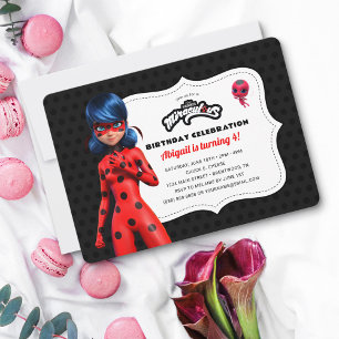 Invitation Anniversaire de la coccinelle