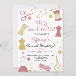 Invitation Anniversaire de la couture