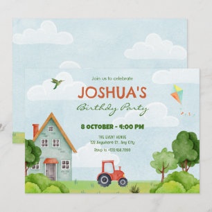 Invitation anniversaire de la ferme verte