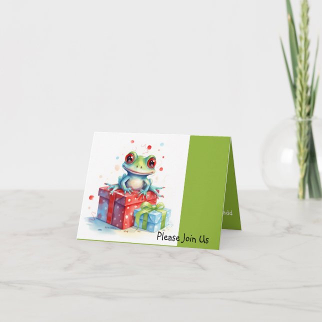 Invitation Anniversaire de la Fête de la Grenouille (Devant)
