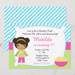 Invitation Anniversaire de la fête du bois d'oeuvre afro-amér