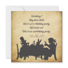 Anniversaire de la fête du thé Vintage Alice au pa