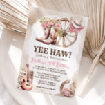 Invitation Anniversaire de la fille 21, 30e, 40e, Ouest rusti<br><div class="desc">Cowgirl Boot Floral Western Invitation. 30ème anniversaire de la petite fille occidentale rustique.</div>