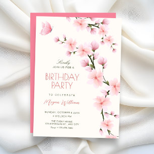Invitation Anniversaire de la floraison des cerisiers