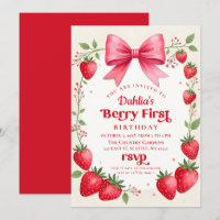 Anniversaire de la fraise rose Bow Berry Premier a